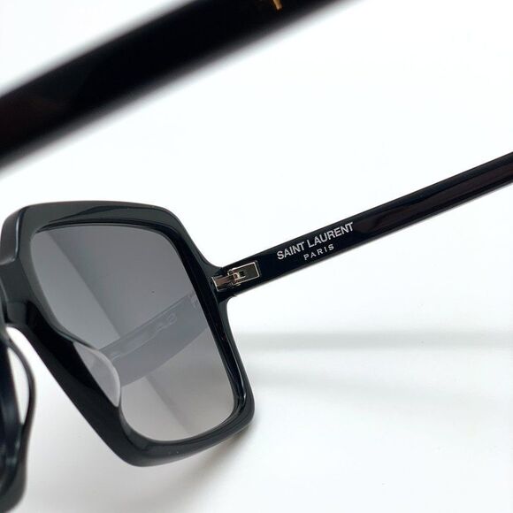 NEW Saint Laurent SL174 001 Black Gradient Oversized Women Sunglasses main image 5